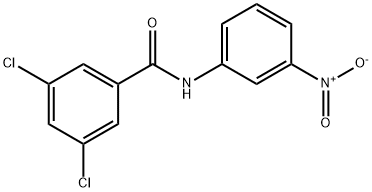 3,5-DICHLORO-N-(3-NITROPHENYL)BENZENECARBOXAMIDE Struktur