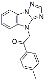 1-(4-METHYLPHENYL)-2-(4H-[1,2,4]TRIAZOLO[1,5-A]BENZIMIDAZOL-4-YL)ETHANONE Struktur