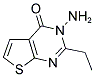 3-AMINO-2-ETHYLTHIENO[2,3-D]PYRIMIDIN-4(3H)-ONE Struktur