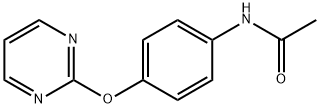 N-[4-(2-PYRIMIDINYLOXY)PHENYL]ACETAMIDE Struktur