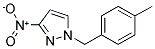 1-(4-METHYL-BENZYL)-3-NITRO-1H-PYRAZOLE Struktur