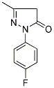 2-(4-FLUORO-PHENYL)-5-METHYL-2,4-DIHYDRO-PYRAZOL-3-ONE Struktur