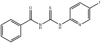 N-BENZOYL-N'-(5-IODO-2-PYRIDINYL)THIOUREA Struktur