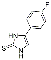 4-(4-FLUOROPHENYL)-1,3-DIHYDRO-2H-IMIDAZOLE-2-THIONE Struktur