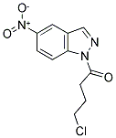 1-(4-CHLOROBUTANOYL)-5-NITRO-1H-INDAZOLE Struktur