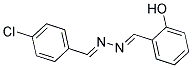 2-HYDROXYBENZALDEHYDE N-[(4-CHLOROPHENYL)METHYLENE]HYDRAZONE Struktur