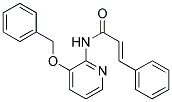 3-PHENYL-N-(3-(PHENYLMETHOXY)(2-PYRIDYL))PROP-2-ENAMIDE Struktur