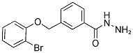 3-(2-BROMO-PHENOXYMETHYL)-BENZOIC ACID HYDRAZIDE Struktur