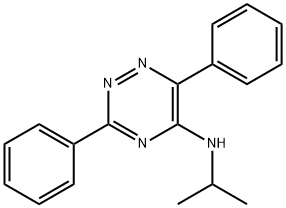 N-(3,6-DIPHENYL-1,2,4-TRIAZIN-5-YL)-N-ISOPROPYLAMINE Struktur