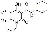 N-CYCLOHEXYL-7-HYDROXY-5-OXO-2,3-DIHYDRO-1H,5H-PYRIDO[3,2,1-IJ]QUINOLINE-6-CARBOXAMIDE Struktur