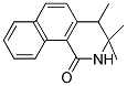 3,3,4-TRIMETHYL-3,4-DIHYDROBENZO[H]ISOQUINOLIN-1(2H)-ONE Struktur