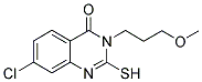 7-CHLORO-2-MERCAPTO-3-(3-METHOXYPROPYL)QUINAZOLIN-4(3H)-ONE Struktur