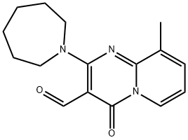 2-AZEPAN-1-YL-9-METHYL-4-OXO-4H-PYRIDO[1,2-A]PYRIMIDINE-3-CARBALDEHYDE Struktur