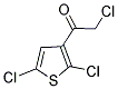 2-CHLORO-1-(2,5-DICHLOROTHIEN-3-YL)ETHANONE Struktur