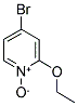 4-BROMO-2-ETHOXYPYRIDINE 1-OXIDE Struktur