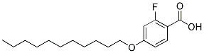 2-FLUORO-4-UNDECYLOXYBENZOIC ACID Struktur