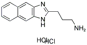 3-(1 H-NAPHTHO[2,3-D ]IMIDAZOL-2-YL)-PROPYLAMINE DIHYDROCHLORIDE Struktur