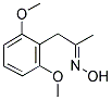 (2,6-DIMETHOXYPHENYL)ACETONE OXIME Struktur