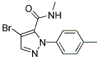 4-BROMO-N-METHYL-1-(4-METHYLPHENYL)-1H-PYRAZOLE-5-CARBOXAMIDE Struktur