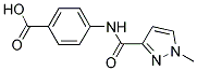 4-[(1-METHYL-1 H-PYRAZOLE-3-CARBONYL)-AMINO]-BENZOIC ACID Struktur