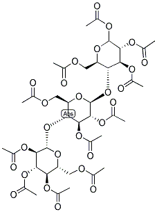 D-CELLOTRIOSE UNDECAACETATE Struktur