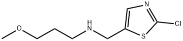 N-[(2-CHLORO-1,3-THIAZOL-5-YL)METHYL]-3-METHOXY-1-PROPANAMINE Struktur