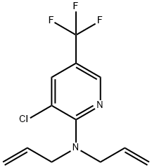 N,N-DIALLYL-3-CHLORO-5-(TRIFLUOROMETHYL)-2-PYRIDINAMINE Struktur