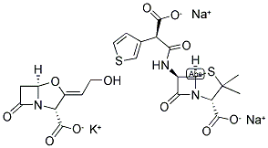 TICARCILLIN DISODIUM/POTASSIUM CLAVULANATE Struktur