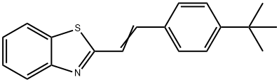 2-[4-(TERT-BUTYL)STYRYL]-1,3-BENZOTHIAZOLE Struktur