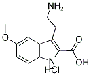 3-(2-AMINOETHYL)-5-METHOXY-1H-INDOLE-2-CARBOXYLIC ACID HYDROCHLORIDE Struktur