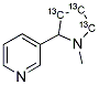 DL-NICOTINE (3',4',5'-13C3) Struktur