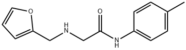 2-[(FURAN-2-YLMETHYL)-AMINO]-N-P-TOLYL-ACETAMIDE Struktur