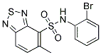 N-(2-BROMOPHENYL)-5-METHYL-2,1,3-BENZOTHIADIAZOLE-4-SULFONAMIDE Struktur