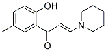 1-(2-HYDROXY-5-METHYLPHENYL)-3-(1-PIPERIDINYL)-2-PROPEN-1-ONE Struktur