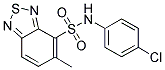 N-(4-CHLOROPHENYL)-5-METHYL-2,1,3-BENZOTHIADIAZOLE-4-SULFONAMIDE Struktur