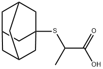 2-(1-ADAMANTYLSULFANYL)PROPANOIC ACID Struktur