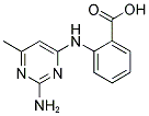 2-[(2-AMINO-6-METHYL-4-PYRIMIDINYL)AMINO]BENZOIC ACID Struktur