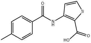 3-(BENZOYLAMINO)-2-THIOPHENECARBOXYLIC ACID Struktur