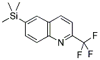 2-(TRIFLUOROMETHYL)-6-(TRIMETHYLSILYL)QUINOLINE Struktur