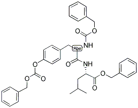 Z-TYR(Z)-LEU-OBZL Struktur