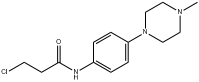 3-CHLORO-N-[4-(4-METHYLPIPERAZINO)PHENYL]PROPANAMIDE Struktur