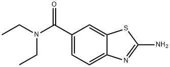 2-AMINO-BENZOTHIAZOLE-6-CARBOXYLIC ACID DIETHYLAMIDE Struktur