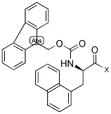 FMOC-D-1-NAL-WANG RESIN Struktur