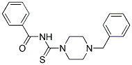 PHENYL-N-((4-BENZYLPIPERAZINYL)THIOXOMETHYL)FORMAMIDE Struktur