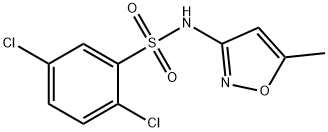 (5-METHYLISOXAZOL-3-YL)((2,5-DICHLOROPHENYL)SULFONYL)AMINE Struktur