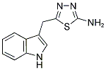 5-(1 H-INDOL-3-YLMETHYL)-[1,3,4]THIADIAZOL-2-YLAMINE Struktur