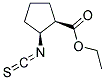 ETHYL CIS-2-ISOTHIOCYANATO-1-CYCLOPENTANECARBOXYLATE Struktur