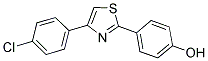 4-(4-(4-CHLOROPHENYL)THIAZOL-2-YL)PHENOL Struktur