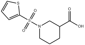 1-(THIOPHENE-2-SULFONYL)-PIPERIDINE-3-CARBOXYLIC ACID Struktur