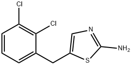 5-(2,3-DICHLORO-BENZYL)-THIAZOL-2-YLAMINE Struktur